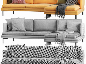 zanotta william chaise lounge Modelo 3D
