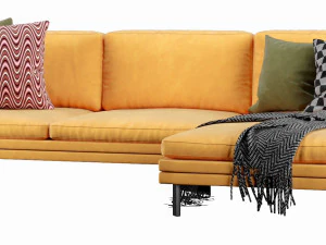 zanotta william chaise lounge 3D Model