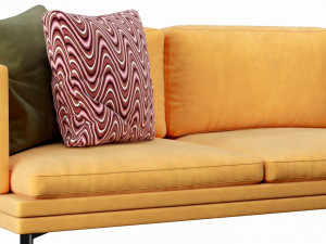zanotta william chaise lounge Modelo 3D