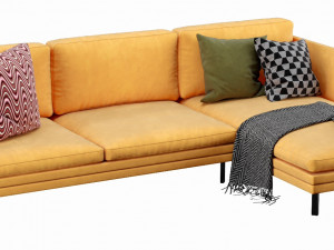 zanotta william chaise lounge Modelo 3D