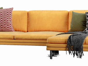 zanotta william chaise lounge 3D Model