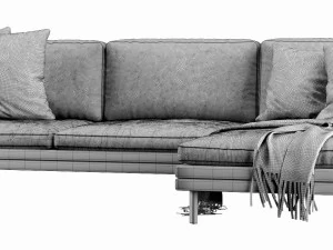 zanotta william chaise lounge 3D Model