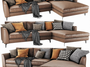 meridiani louis up chaise lounge 3D-Modell