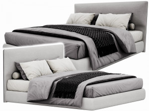 molteni c ribbon bed 3D Model