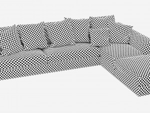 bb italia richard sectional Modelo 3D