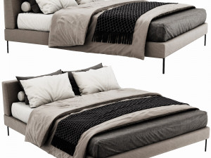 bb italia charles bed Modèle 3D