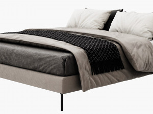 bb italia charles bed Modèle 3D