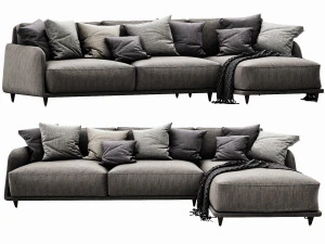 डित्रे इटालिया इलियट चाइज़ लाउंज 3D मॉडल