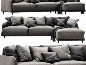 ditre italia elliot chaise lounge 3D मॉडल