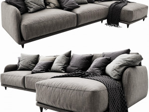 ditre italia elliot chaise lounge 3D मॉडल