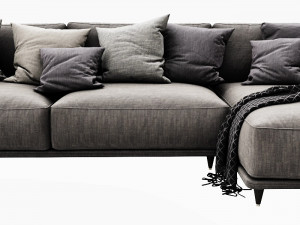 ditre italia elliot chaise lounge 3D मॉडल