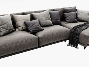 ditre italia elliot chaise lounge 3D मॉडल