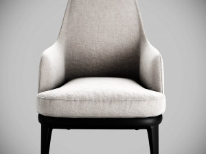 poliform jane lounge armchair Modelo 3D