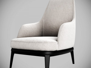 poliform jane lounge armchair Modelo 3D