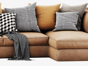 meridiani queen chaise lounge 3D Модель