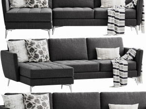 boconcept osaka chaise lounge 3D Model
