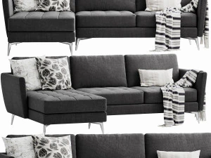 boconcept osaka chaise lounge 3D Model