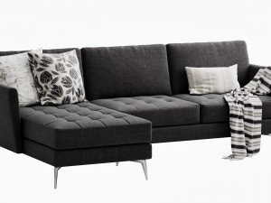 boconcept osaka chaise lounge 3D Model