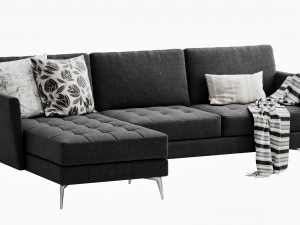 boconcept osaka chaise lounge 3D Model