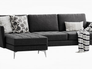 boconcept osaka chaise lounge 3D Model