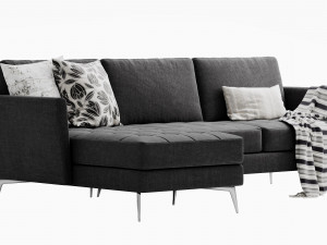 boconcept osaka chaise lounge 3D Model