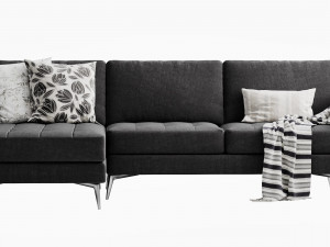 boconcept osaka chaise lounge 3D Model
