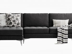 boconcept osaka chaise lounge 3D Model