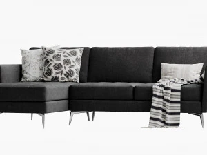boconcept osaka chaise lounge 3D Model