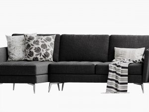 boconcept osaka chaise lounge 3D Model