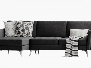 boconcept osaka chaise lounge 3D Model