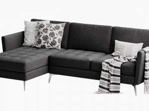 boconcept osaka chaise lounge 3D Model