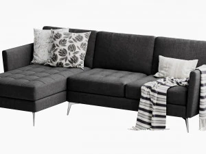 boconcept osaka chaise lounge 3D Model