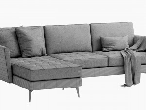 boconcept osaka chaise lounge 3D Model