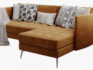 boconcept osaka chaise lounge 2 3D Модель