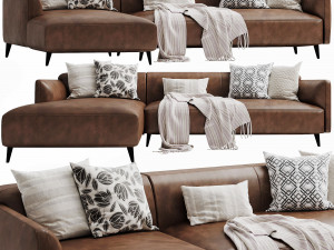 boconcept modena chaise lounge 3D Model
