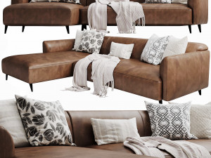 boconcept modena chaise lounge 3D Model