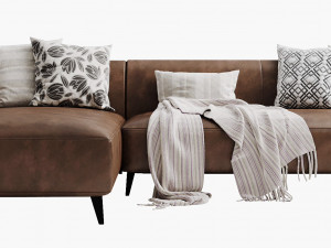 boconcept modena chaise lounge 3D Model