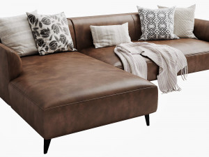 boconcept modena chaise lounge 3D Model