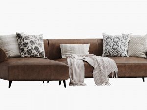 boconcept modena chaise lounge 3D Model