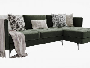 boconcept osaka chaise lounge Modelo 3D
