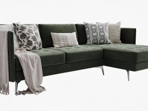 boconcept osaka chaise lounge 3D Model