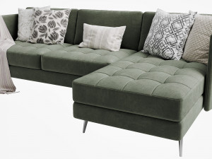 boconcept osaka chaise lounge Modelo 3D