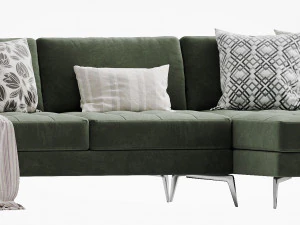 boconcept osaka chaise lounge 3D Model