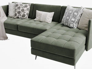 boconcept osaka chaise lounge 3D Model