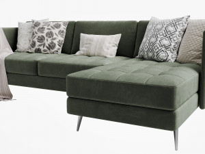 boconcept osaka chaise lounge Modelo 3D