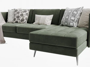 boconcept osaka chaise lounge 3D Model