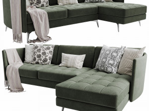 boconcept osaka chaise lounge Modelo 3D