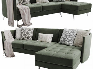 boconcept osaka chaise lounge 3D Model