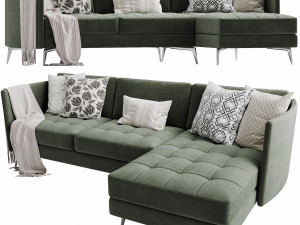 boconcept osaka chaise lounge Modelo 3D