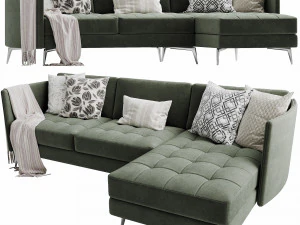 boconcept osaka chaise lounge 3D Model